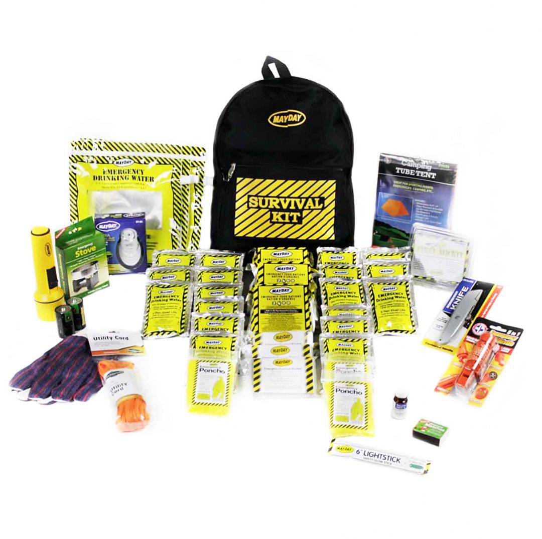 PREMIUM Emergency Backpack Kits – 4 Person Kit | American Family Safety