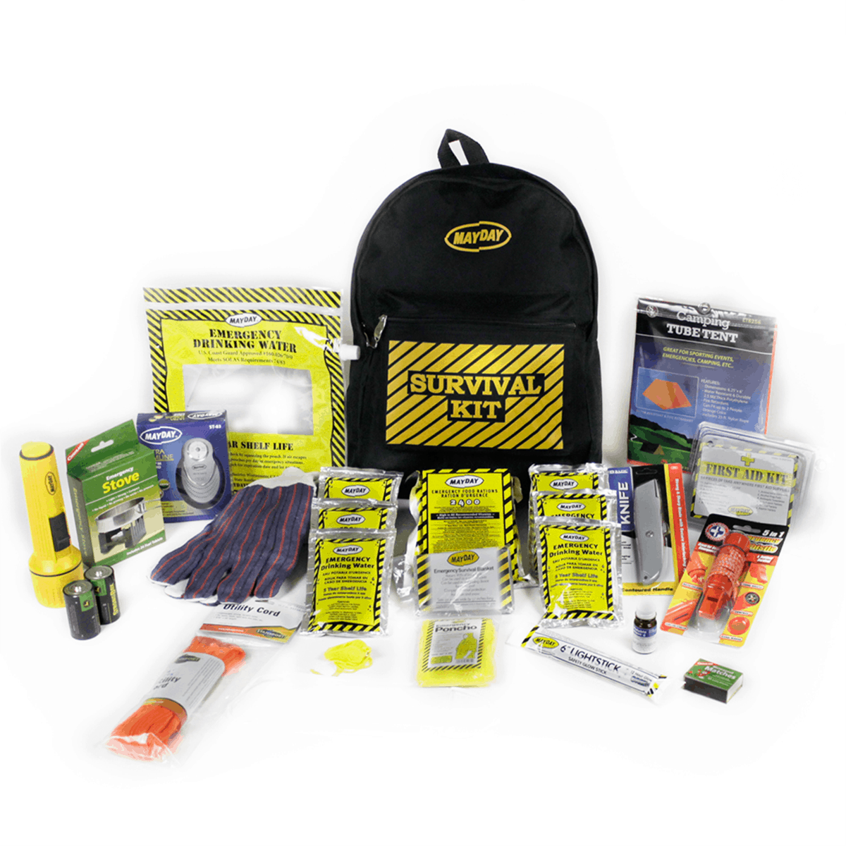 Deluxe Emergency Backpack Kits (1 Person Kit)