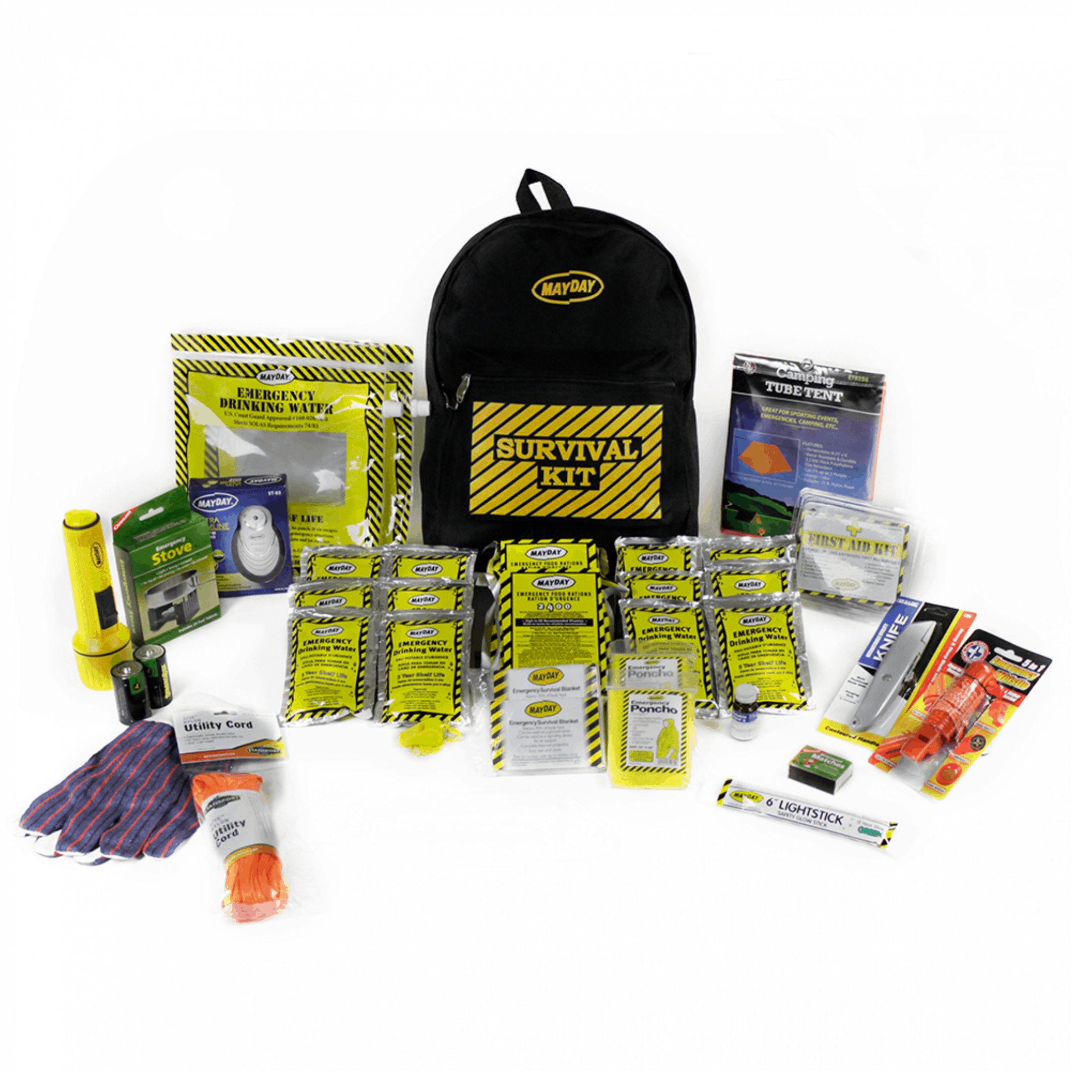 Deluxe Emergency Backpack Kits (2 Person Kit)