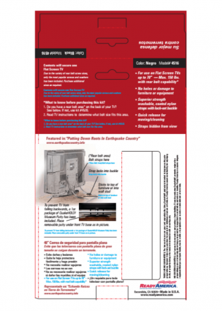 QuakeHOLD! Home Electronic Safety Straps-Grey – QuakeHOLD!