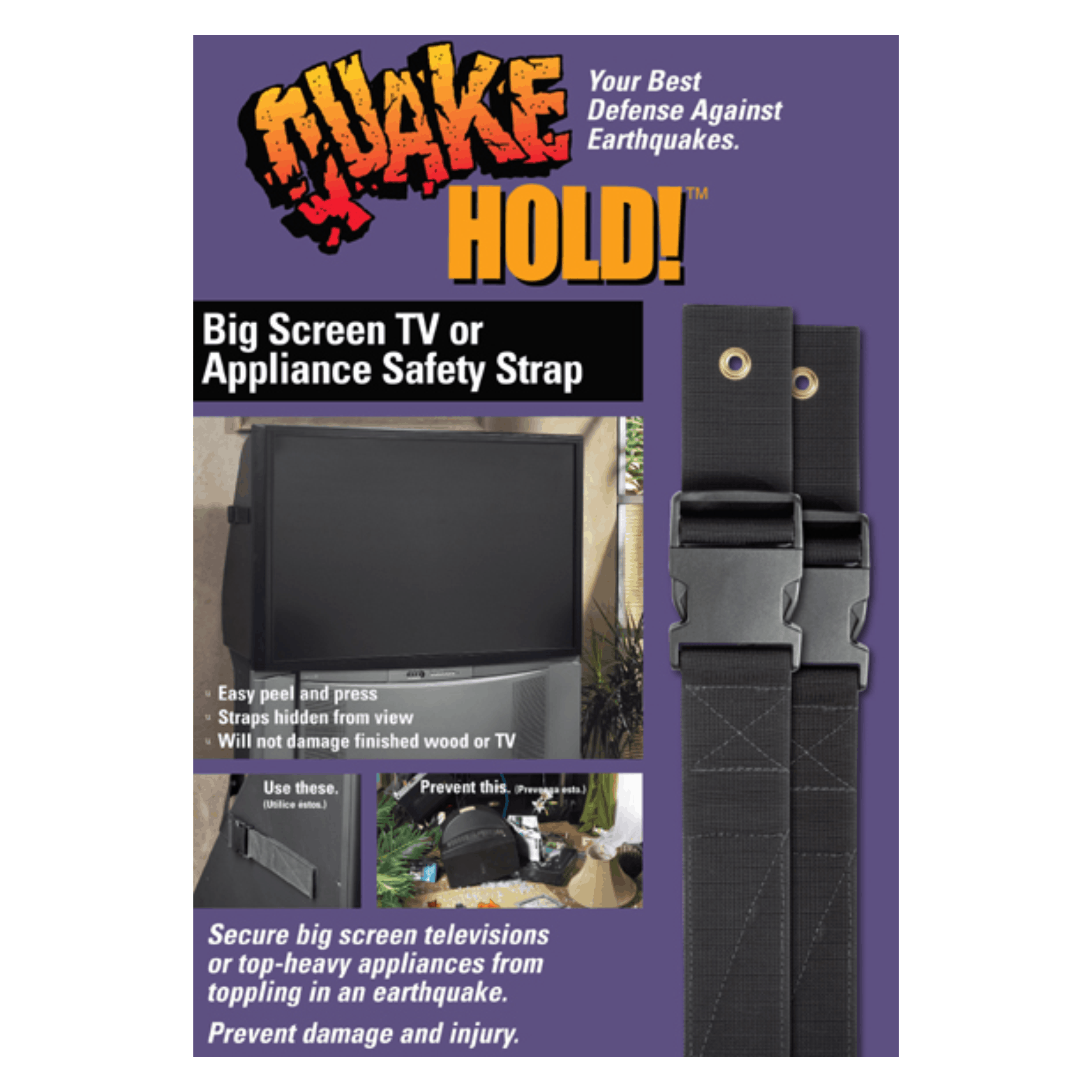 QuakeHOLD! Office File Cabinet Strap
