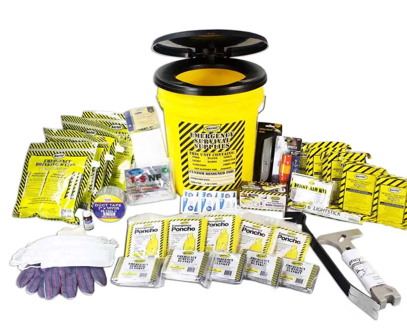 Premium Emergergency Honey Bucket kits (5 person) 13081