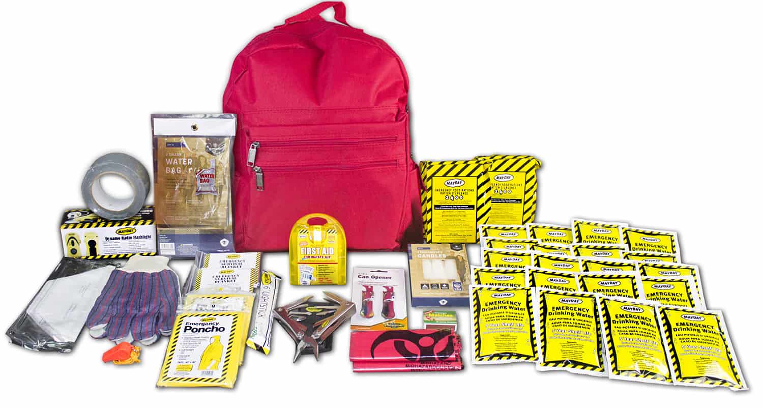 PREMIUM 72 Hour Emergency Survival Kit – 2 Person