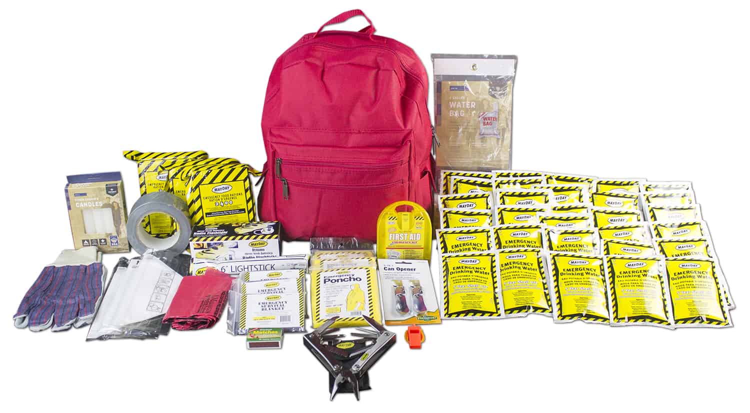 Deluxe 72 Hour Emergency Survival Kit - 3 Person