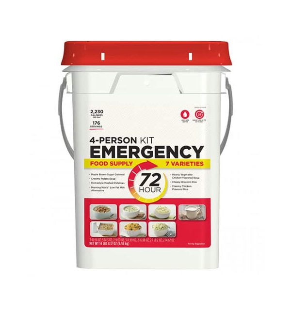 4 person Emergency Food Package Front