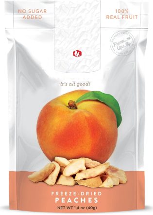 freeze dried peaches 6 pack