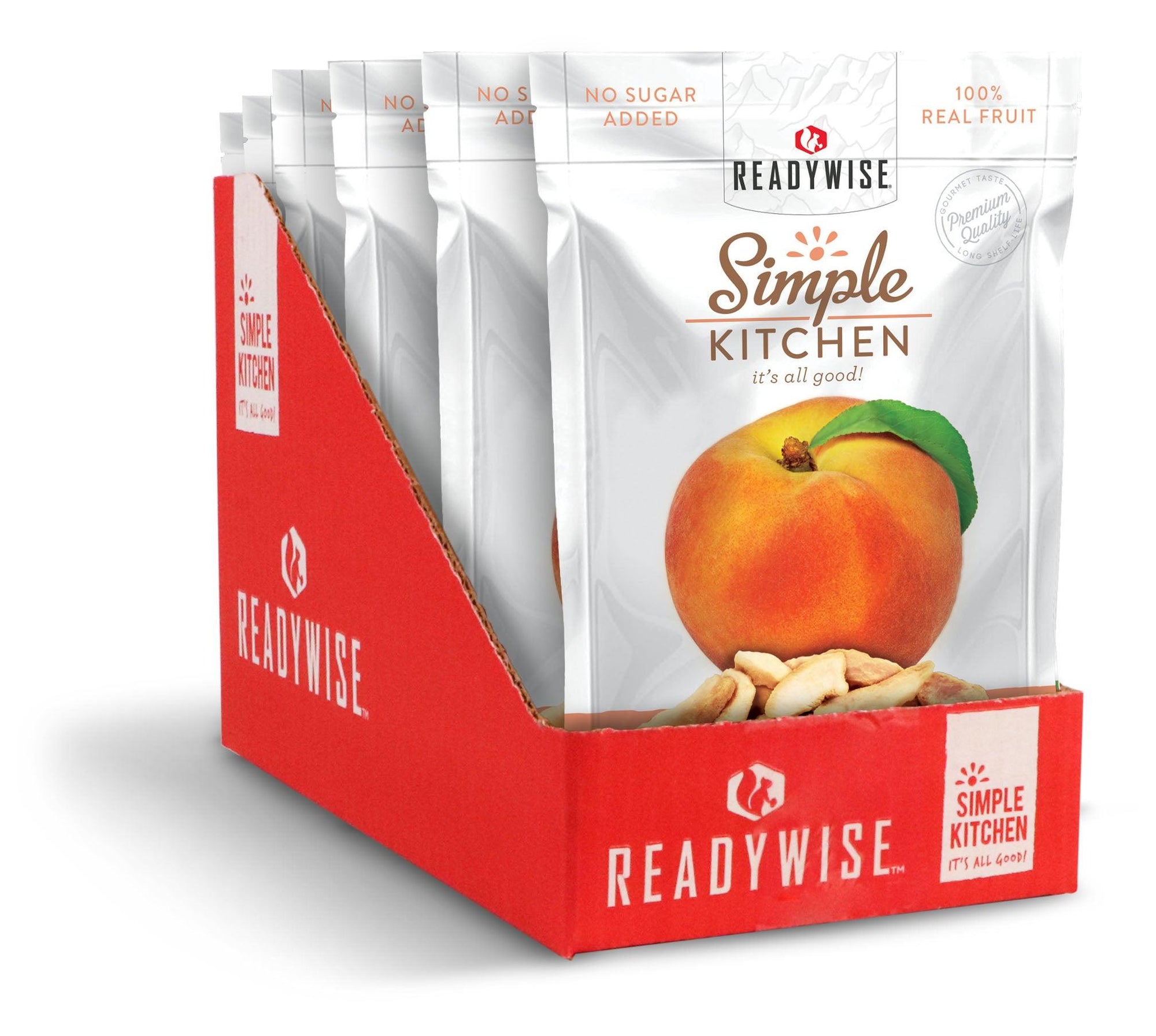 freeze dried peaches 6 pack readywise 2 2000x