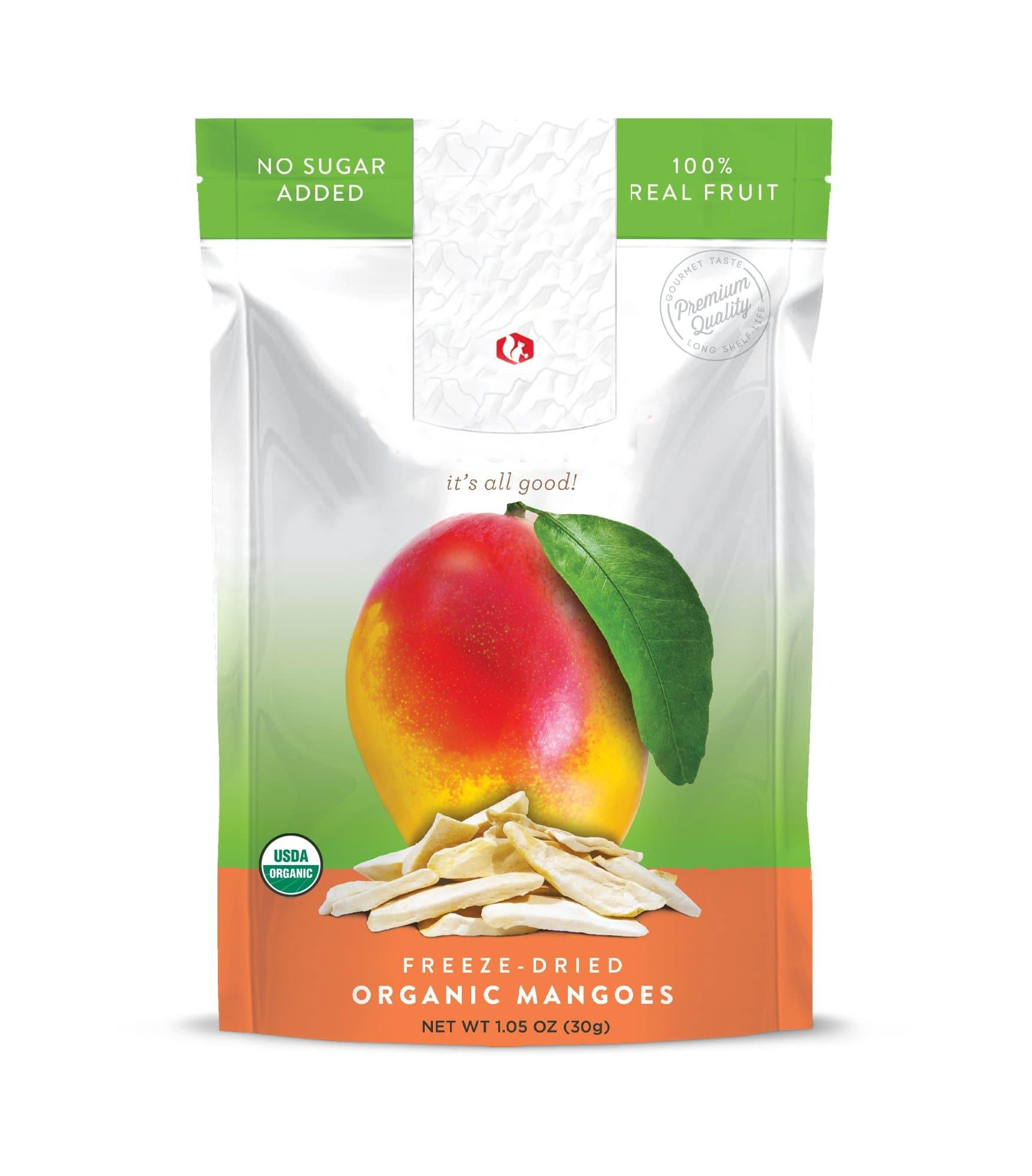 organic freeze dried mango 6 pack