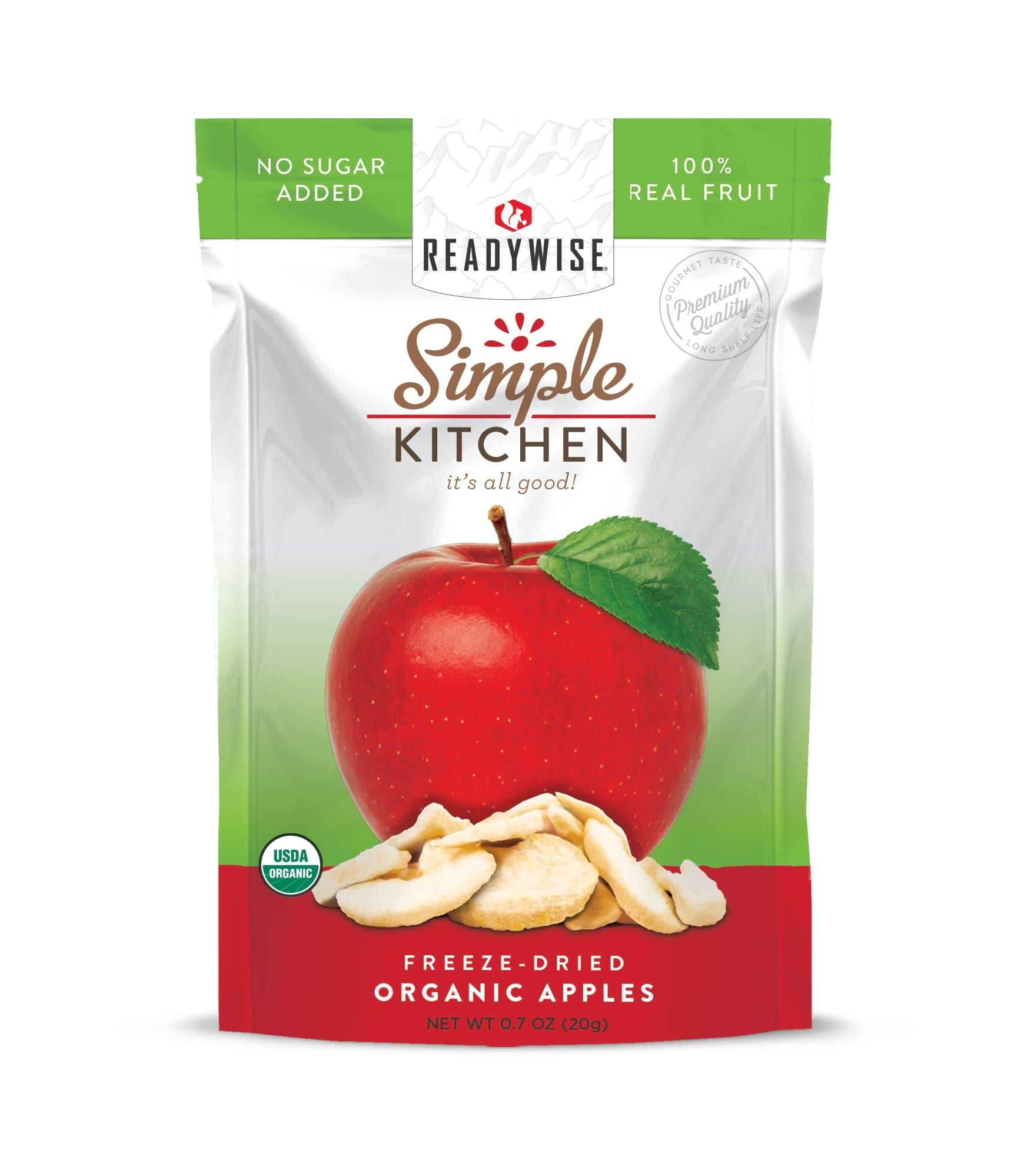 simple kitchen organic freeze dried apples 6 pack readywise 1 2000x