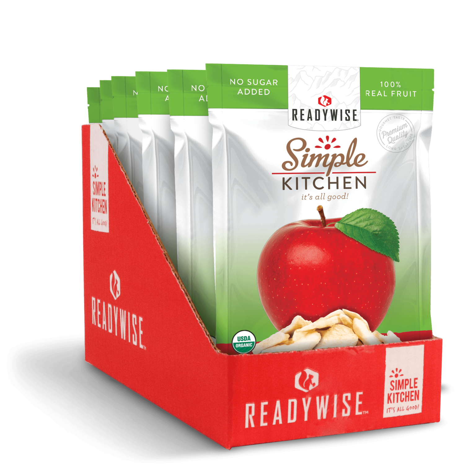 simple kitchen organic freeze dried apples 6 pack readywise 3 2000x