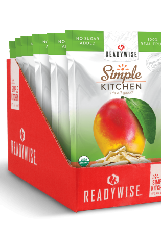 simple kitchen organic freeze dried mangoes 6 pack readywise 3 2000x