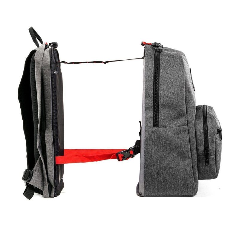 Sport One Bulletproof Backpack grey deployed