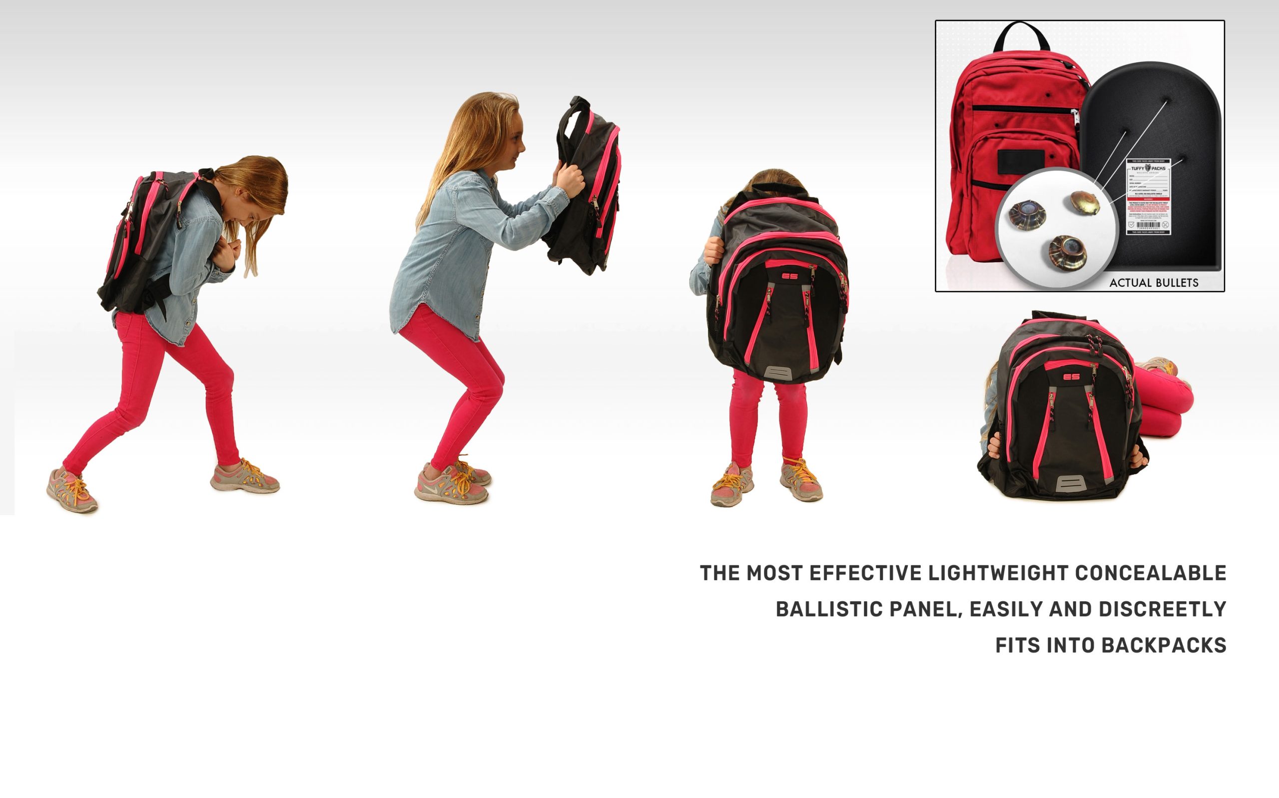 One-Sided Bulletproof Backpacks